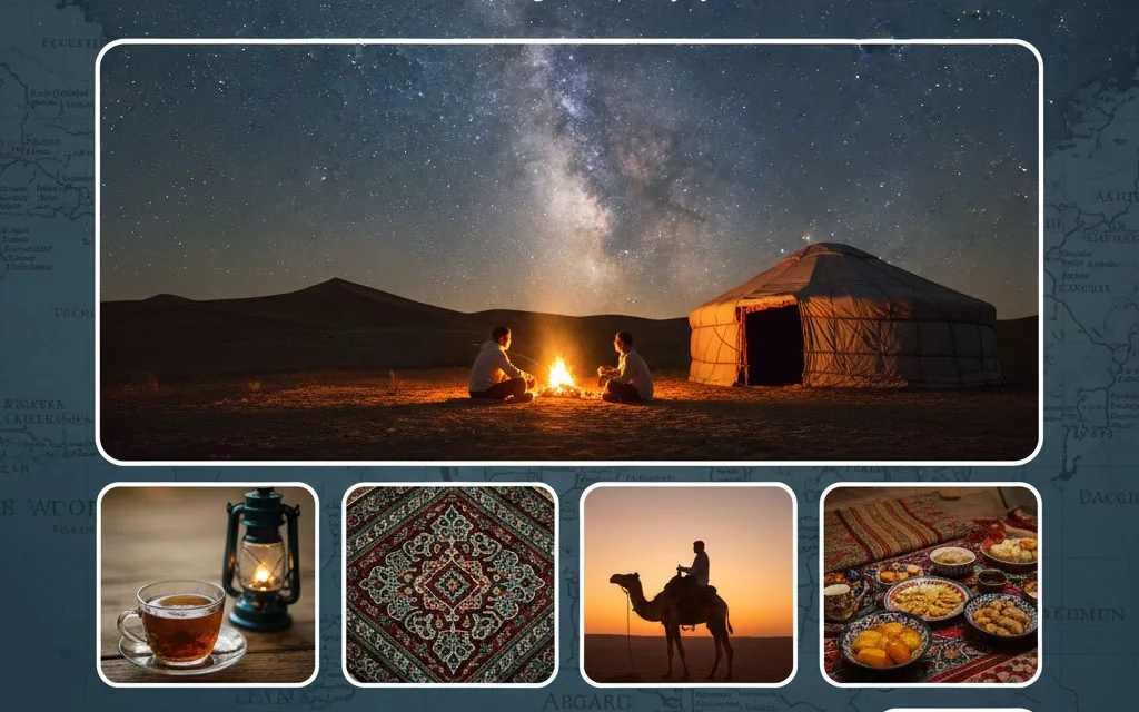 Sleeping Under Desert Stars: A Night in a Kazakh Yurt at Aydarkul Lake